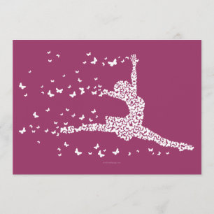 Butterfly Dancer- overweging of partijuitnodiging Kaart