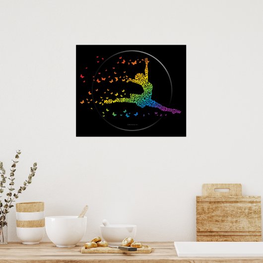 Butterfly Dancer Poster (Keuken)