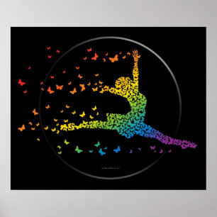 Butterfly Dancer Poster