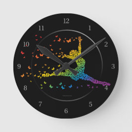 Butterfly Dancer Ronde Klok