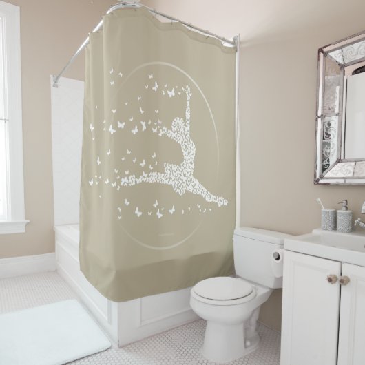 Butterfly Dancer Shower Curtain Douchegordijn (In situ)