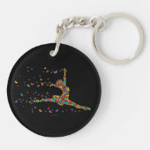 Butterfly Dancer Sleutelhanger (Achterkant)