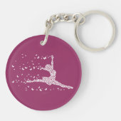 Butterfly Dancer Sleutelhanger (Achterkant)