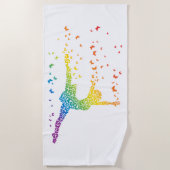 Butterfly Dancer Strandlaken (Voorkant)