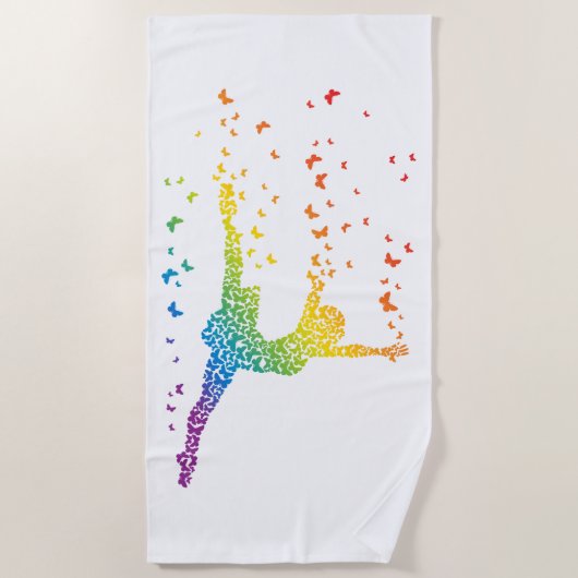 Butterfly Dancer Strandlaken (Voorkant)