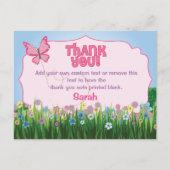 Butterfly Dank u kaarten (Voorkant)