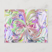 Butterfly dans briefkaart (Voorkant)