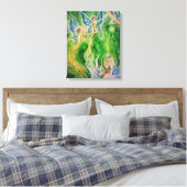 Butterfly dans canvas afdruk (Insitu (Slaapkamer))