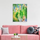 Butterfly dans canvas afdruk (Insitu (Woonkamer))
