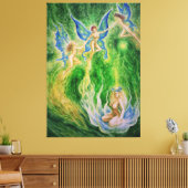 Butterfly dans canvas afdruk (Insitu (Woonkamer))