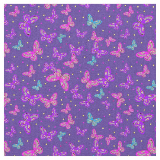 Butterfly dans stof (Close Up)