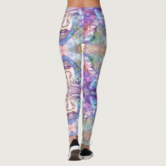 Butterfly Daydream Art Print Leggings (Achterkant)
