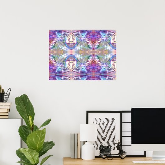 Butterfly Daydroms Art Print (Thuiskantoor)