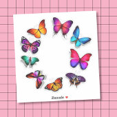 Butterfly Decorative Custom-Cut-sticker Sticker