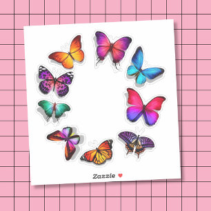 Butterfly Decorative Custom-Cut-sticker Sticker
