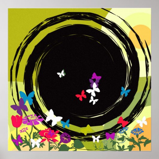 Butterfly Delight-poster Poster (Voorkant)