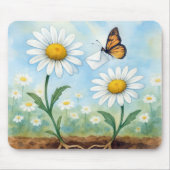 Butterfly Delivering Mail to a Daisy Muismat (Voorkant)