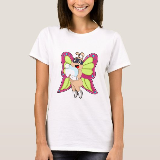 Butterfly Dentist Teeth T-shirt (Voorkant)
