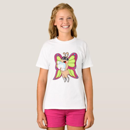 Butterfly Dentist Teeth T-shirt (Voorkant volledig)