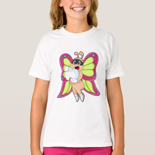 Butterfly Dentist Teeth T-shirt (Voorkant)