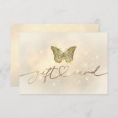 Butterfly Design Cadeaubon (Voorkant / Achterkant)