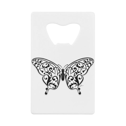 Butterfly_Design Creditkaart Flessenopener (Voorkant)