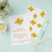 Butterfly Design Daytime Nursery Flyer (Voorkant /achterkant)