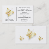 Butterfly Design Lepidopterist Visitekaartje (Voorkant / Achterkant)