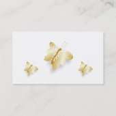 Butterfly Design Lepidopterist Visitekaartje (Achterkant)