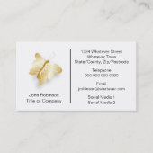 Butterfly Design Lepidopterist Visitekaartje (Voorkant)