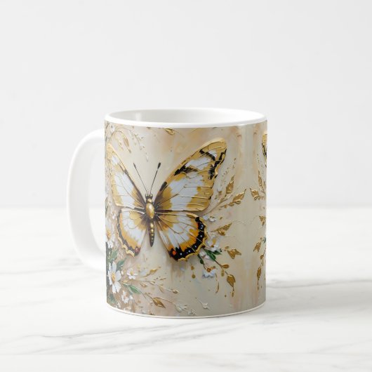 Butterfly Design Mok (Voorkant links)