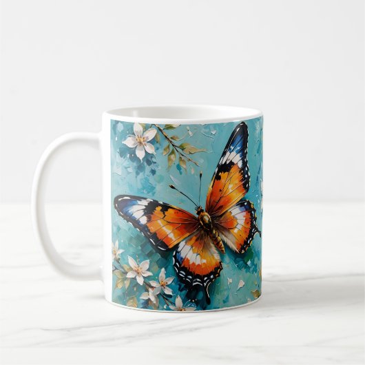 Butterfly Design Mok (Links)