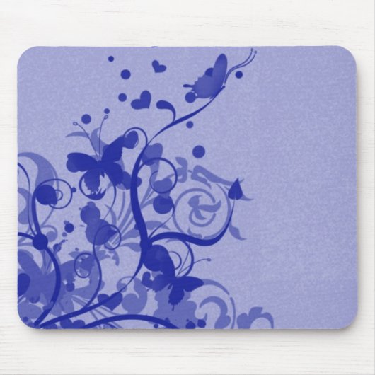 Butterfly Design Mousepad Muismat (Voorkant)