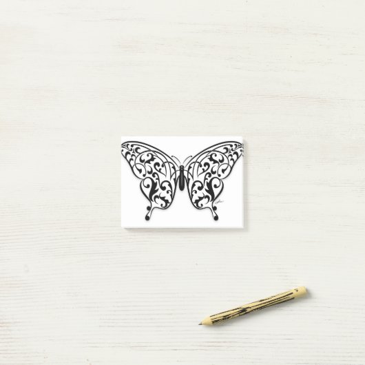 Butterfly_Design Post-it® Notes (Op bureau)