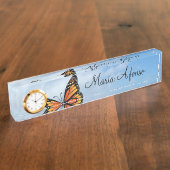 Butterfly Desk Naamplaat Naambordje (Zijkant)