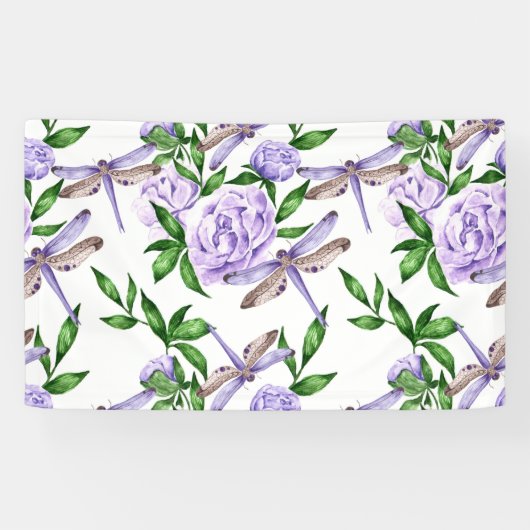 Butterfly Diamond Art Spandoek (Horizontaal)