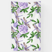 Butterfly Diamond Art Spandoek (Verticaal)