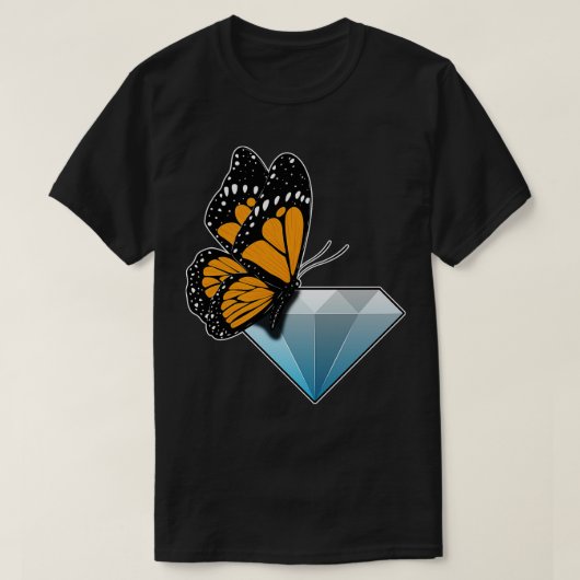 Butterfly Diamond T-shirt (Design voorkant)