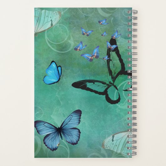 Butterfly Diary – Elegant Journal Notebook Notitieboek (Achterkant)