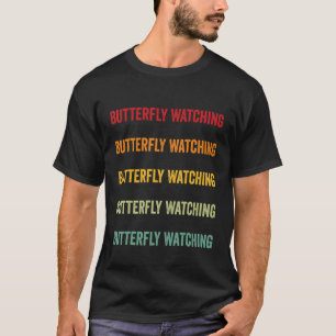 Butterfly die vlinder kijkt naar obbyist Ra T-shirt