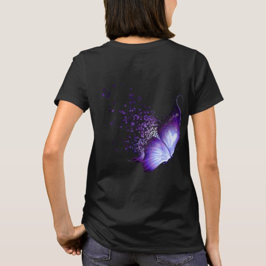 Butterfly Dispersion Women's T-Shirt (Achterkant)