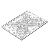 Butterfly Doe het zelf Kleurpagina Notitieboek (Linkerzijde)