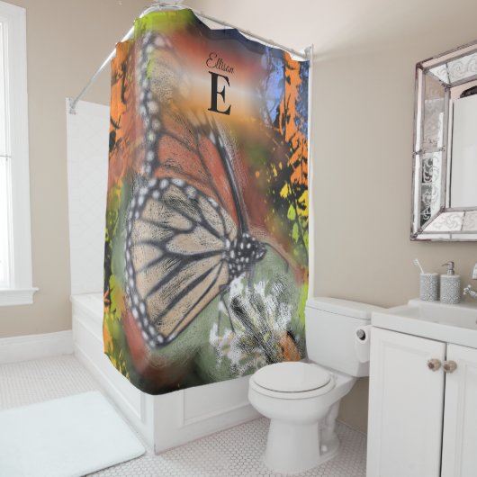 Butterfly Douchegordijn (In situ)