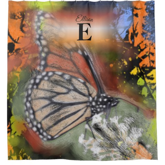 Butterfly Douchegordijn (Voorkant)