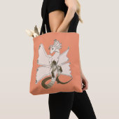 Butterfly Dragon Canvas tas 2 (Dichtbij)