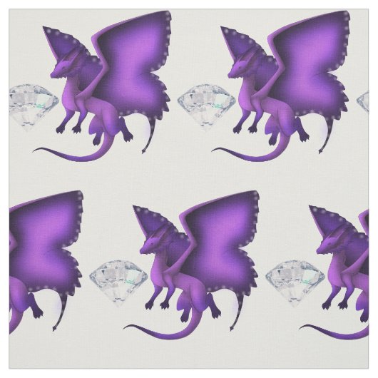 Butterfly Dragon Diamond Fabric Stof (Swatch)