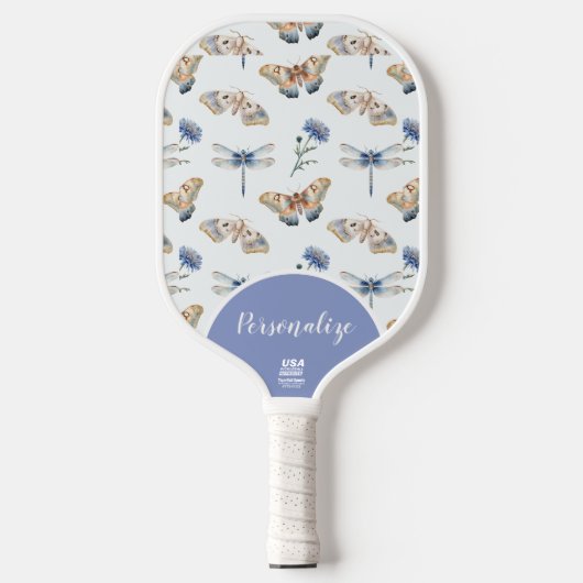 Butterfly Dragonfly Dainty  Officiële USA Pickleball Paddle (Voorkant)
