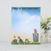 Butterfly, Dragonfly, Raccoon, and Summer Fun (Staand voorkant)