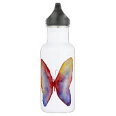 Butterfly Drawing Water Bottle (532 ml), wit Waterfles (Rechts)