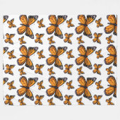 Butterfly Dream 60x80 Fleece Deken (Voorkant (Horizontaal))